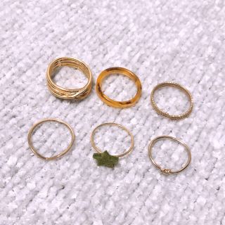 ニコアンド(niko and...)のリング6点セット💍(リング(指輪))