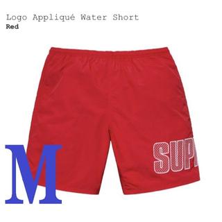 シュプリーム(Supreme)のSupreme Logo Appliqu Water Short RED　海パン(水着)