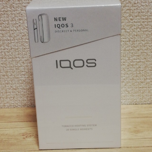 IQOS 3 (アイコス 3)本体セット　ホワイト【新品未開封▪未登録 】メンズ