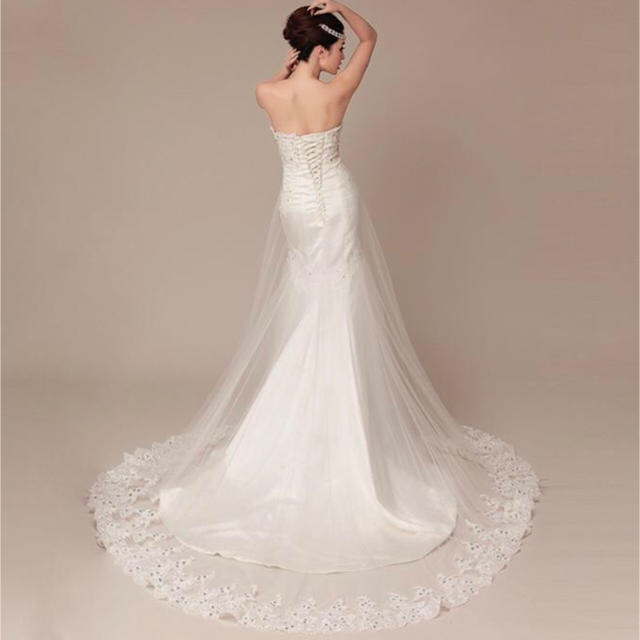 ウェディングドレス  マーメイド レディースのフォーマル/ドレス(ウェディングドレス)の商品写真
