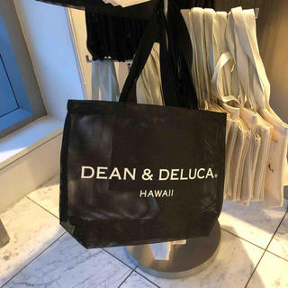 ディーンアンドデルーカ(DEAN & DELUCA)のDEAN AND DELUCA MESH TOTE BAG 黒(トートバッグ)