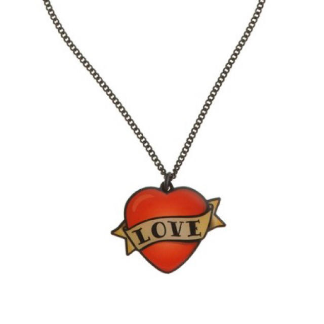 TATTY DIVINE - ENAMEL HEART NECKLESS レディースのアクセサリー(ネックレス)の商品写真