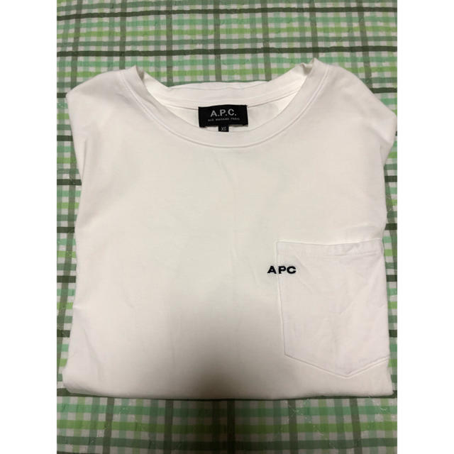 A.P.C. ポケット刺繍ロゴ Tシャツ XSサイズ