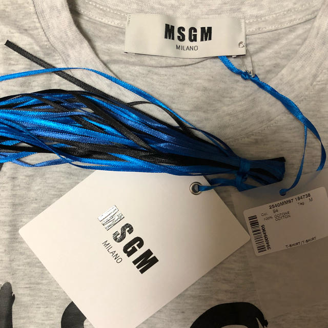 MSGM(エムエスジイエム)のMSGM ロゴ Tシャツ Mサイズ メンズのトップス(Tシャツ/カットソー(半袖/袖なし))の商品写真