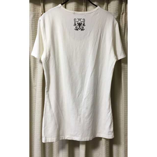Diavlo(ディアブロ)のdiavlo キラキラ シャツ 46 白 ドクロ ディアブロ スカル メンズのトップス(Tシャツ/カットソー(半袖/袖なし))の商品写真
