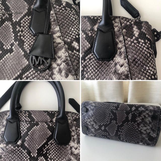 Michael Kors(マイケルコース)のMICHAEL KORS☆超レア‼️パイソン柄ショルダー＆ハンドバッグ レディースのバッグ(ハンドバッグ)の商品写真