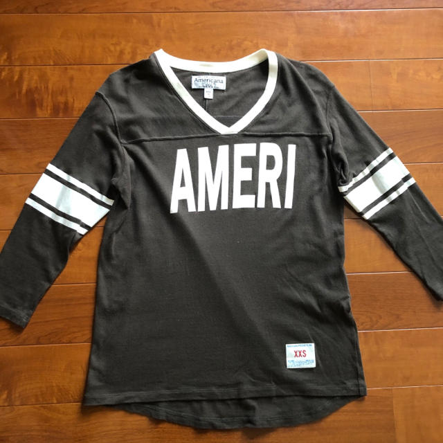 AMERICANA(アメリカーナ)のAMERICANA  AMERI フットボールT レディースのトップス(Tシャツ(長袖/七分))の商品写真