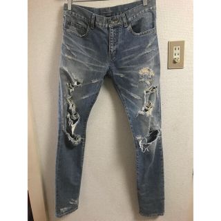 サンローラン(Saint Laurent)のヨネスケ様専用サンローラン 13AW デストロ クラッシュ パンツ(デニム/ジーンズ)