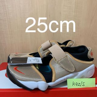 ナイキ(NIKE)の25cm NIKE WMNS AIR RIFT ナイキ エアリフト ゴールド(スニーカー)