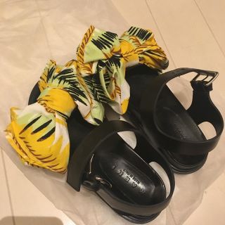 マルニ(Marni)のMarni 2018SS ビッグリボン サンダル(サンダル)