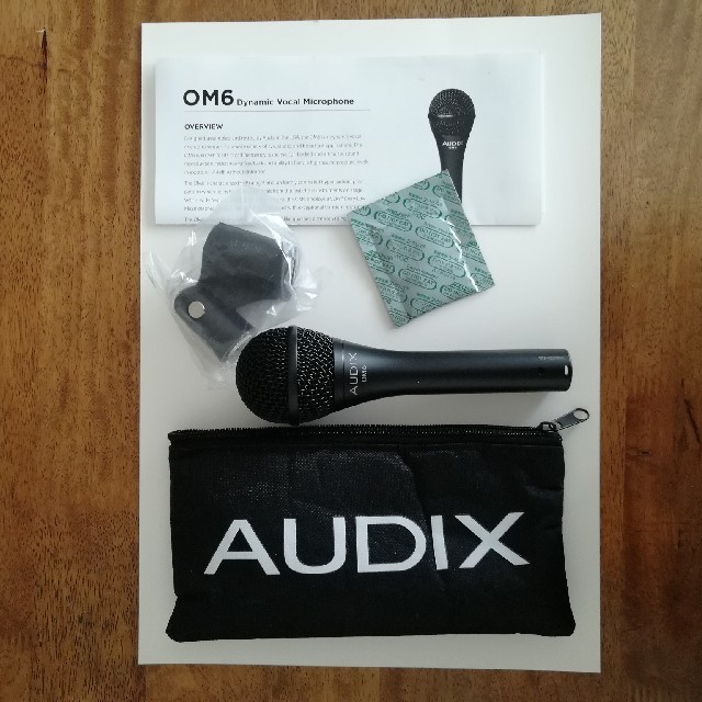 らいちょう様専門 AUDIX ( オーディックス ) OM6 マイク らいちょう様専門 AUDIX ( オーディックス ) OM6 マイク
