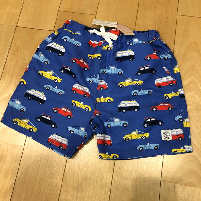 petit main(プティマイン)のプティマイン  水着 男の子 100 車 トラック キッズ/ベビー/マタニティのキッズ服男の子用(90cm~)(水着)の商品写真