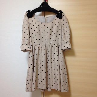 シンシアローリー(Cynthia Rowley)のシンシア刺繍柄ドットワンピース(ひざ丈ワンピース)