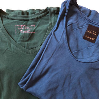 ザラ(ZARA)の値下げ 2枚セット ZARA メンズTシャツ(Tシャツ/カットソー(半袖/袖なし))