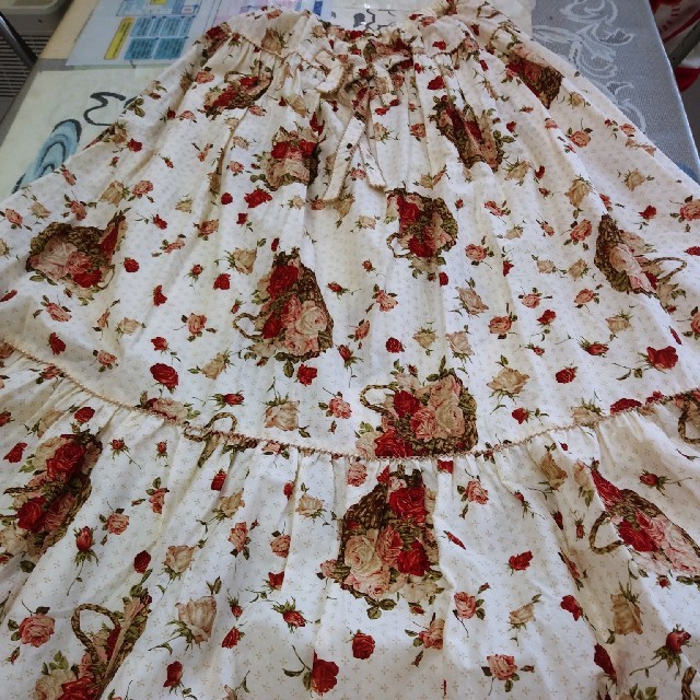 ピンクハウス花籠スカート