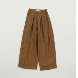 トゥデイフル(TODAYFUL)のWaist Tuck Pants キャメル 36(その他)