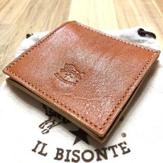 IL BISONTE - 新品 イルビゾンテ コインケース ブランド スクエア型 