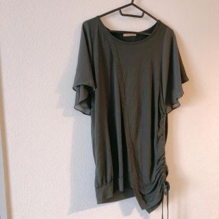 ザラ(ZARA)のアシンメトリー 袖シフォントップス チュニック(チュニック)