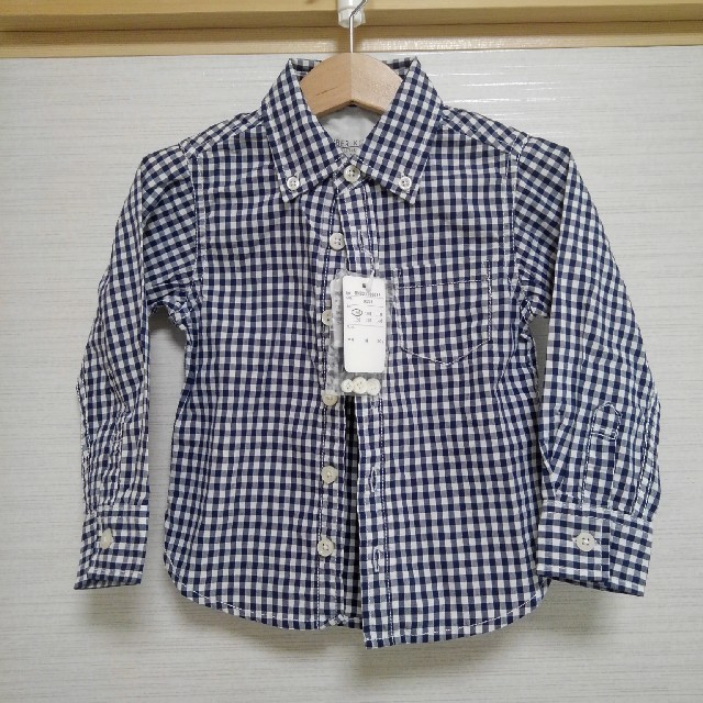 Right-on(ライトオン)のsayu★様専用　90センチ　チェックシャツ　未使用　Right-on キッズ/ベビー/マタニティのキッズ服男の子用(90cm~)(Tシャツ/カットソー)の商品写真