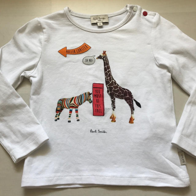 Paul Smith - ポールスミス ジュニア 2a Tシャツ キリンとシマウマ長袖