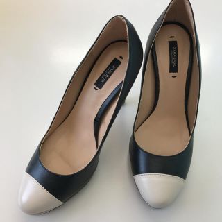 ザラ(ZARA)のZARA ザラ バイカラーパンプス(ハイヒール/パンプス)