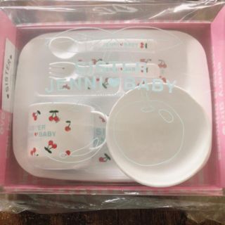 ジェニィ(JENNI)の新品・未開封☆ JENNI♡BABY ベビー食器セット(離乳食器セット)