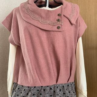 アクシーズファム(axes femme)のaxes femme ピンクとドットのチェニック(チュニック)