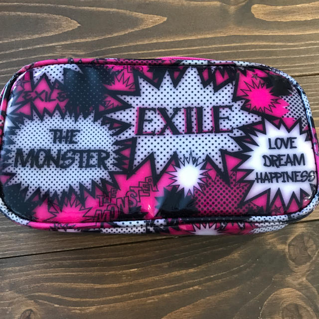 EXILE(エグザイル)のEXILE  ポーチ（ピンク） エンタメ/ホビーのタレントグッズ(ミュージシャン)の商品写真