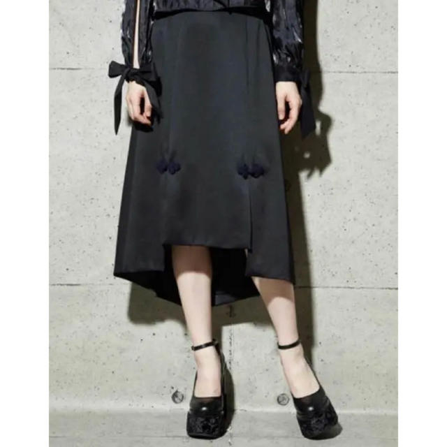 PAMEO POSE(パメオポーズ)のチャイニーズボタンスカート レディースのスカート(ロングスカート)の商品写真