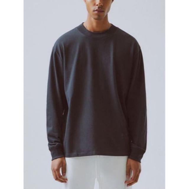 FEAR OF GOD(フィアオブゴッド)の最新作★FOG ESSENTIALS★L/S Boxy T-Shirt 黒［L］ メンズのトップス(Tシャツ/カットソー(七分/長袖))の商品写真