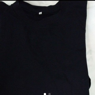 Tシャツ 無地 紺色 メンズL(Tシャツ/カットソー(半袖/袖なし))