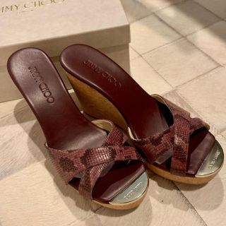 ジミーチュウ(JIMMY CHOO)のJimmy Choo サンダル 38.5(ミュール)