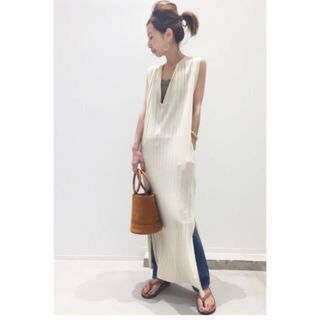 アパルトモンドゥーズィエムクラス(L'Appartement DEUXIEME CLASSE)の【ほぼ新品】TOTEM ◆ Rib long dress(ロングワンピース/マキシワンピース)