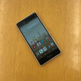 フジツウ(富士通)の【新品未使用】F-01K arrows NX ホワイト  SIMロック解除済(スマートフォン本体)