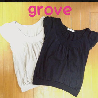 グローブ(grove)のＴシャツ ２枚セット(Tシャツ(半袖/袖なし))
