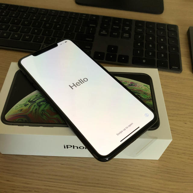 【現品限り一斉値下げ!】 新品同様米国製iPhone - Apple XS Gray Space 256GB Max スマートフォン本体