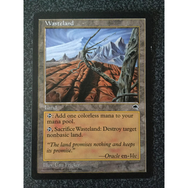 マジック:ザ・ギャザリング(マジックザギャザリング)の●MTG TMP 不毛の大地/Wasteland 英語 1枚● エンタメ/ホビーのトレーディングカード(シングルカード)の商品写真