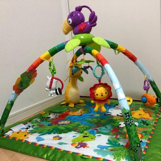 フィッシャープライス(Fisher-Price)のfisherpriceフィッシャープライス  レインフォレスト・デラックスジムⅡ(ベビージム)