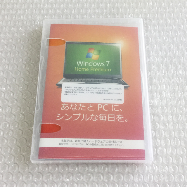 Microsoft(マイクロソフト)のMicrosoft Windows 7 Home Premium スマホ/家電/カメラのPC/タブレット(その他)の商品写真