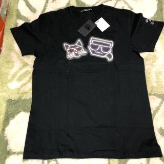 カールラガーフェルド(Karl Lagerfeld)の綿100%・カールラガーフェルド・黒Tシャツ(Tシャツ(半袖/袖なし))