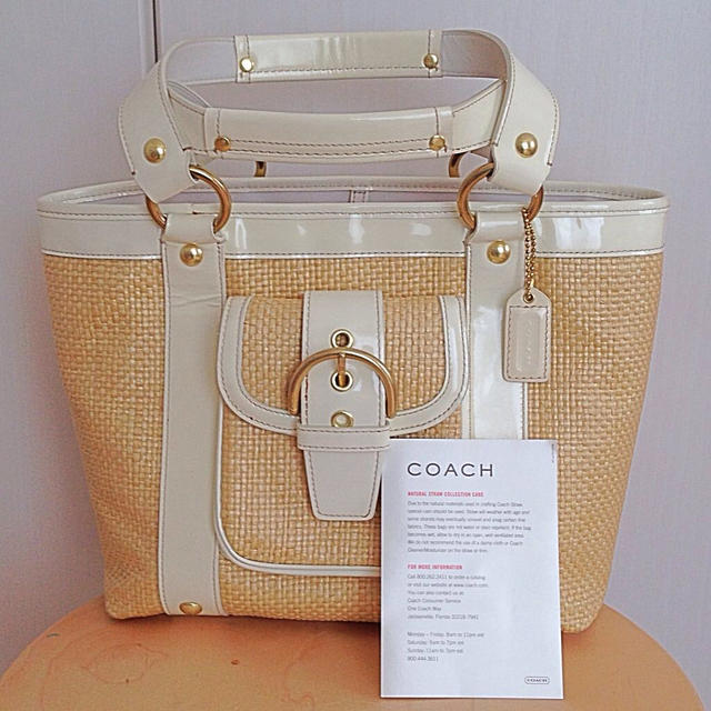 COACH(コーチ)のコーチ ストローバッグ レディースのバッグ(ハンドバッグ)の商品写真