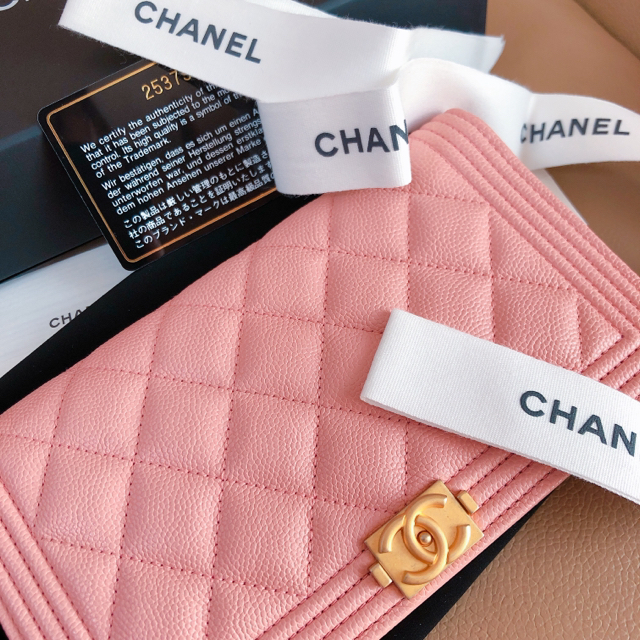 CHANEL シャネル　ドーヴィル　デニム　GD金具　28番台　長財布