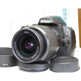 ニコン(Nikon)の✨Nikon D40 標準レンズキット 手ブレ補正レンズ✨(デジタル一眼)