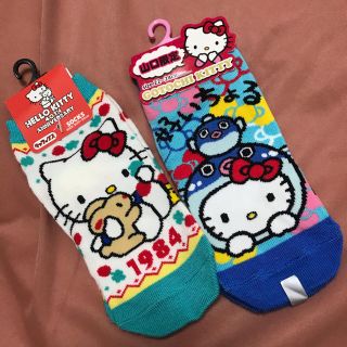 ハローキティ(ハローキティ)のゆんゆん様専用🎀HELLO KITTY🧦ソックス2足セット(ソックス)