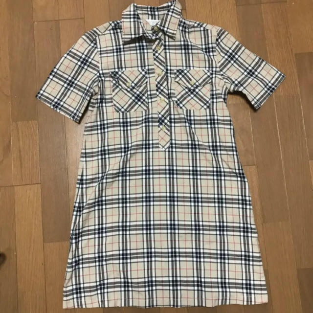 シャツワンピース 150㎝ キッズ/ベビー/マタニティのキッズ服女の子用(90cm~)(ワンピース)の商品写真