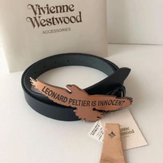 ヴィヴィアンウエストウッド(Vivienne Westwood)の新品タグ⭐️ ヴィヴィアンウエストウッド 牛革 ベルト イーグル バックル 黒系(ベルト)