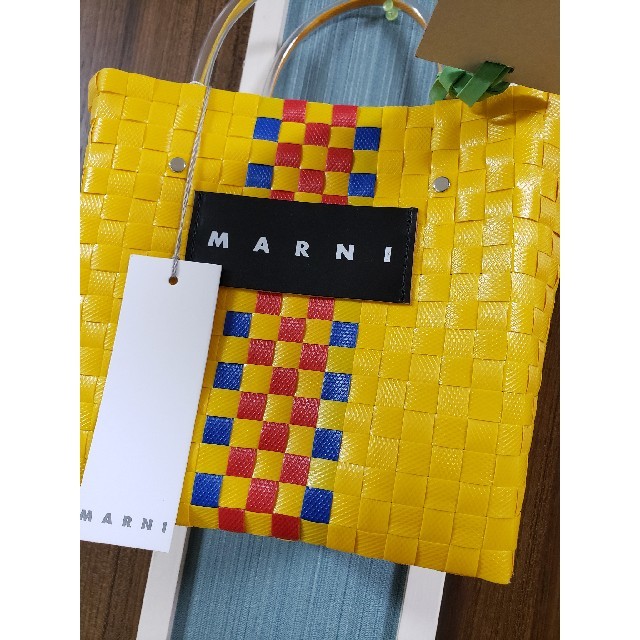 ポリプロピレン製MARNI MARKETショッピングバッグ