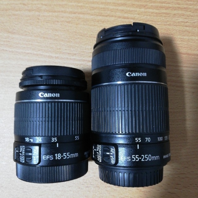 Canon EF-S18-55mm 55-250mm IS ⅡSTM