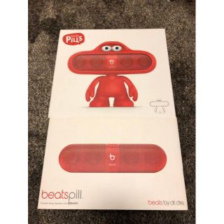 ビーツバイドクタードレ(Beats by Dr Dre)の値下げ【完動品】Beats Pill スピーカー スタンド付［訳あり］(スピーカー)