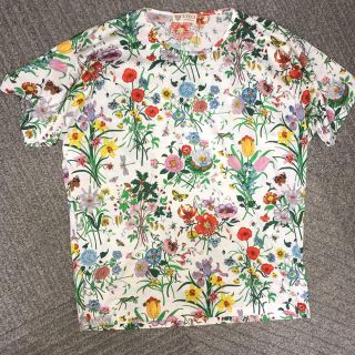 グッチ(Gucci)のオールドグッチ フローラ Tシャツ Tシャツ 花柄 GUCCI グッチ(Tシャツ(半袖/袖なし))